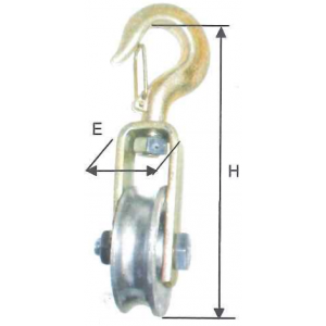 CLEVIS PULLEY FOR ALUMINIUM...